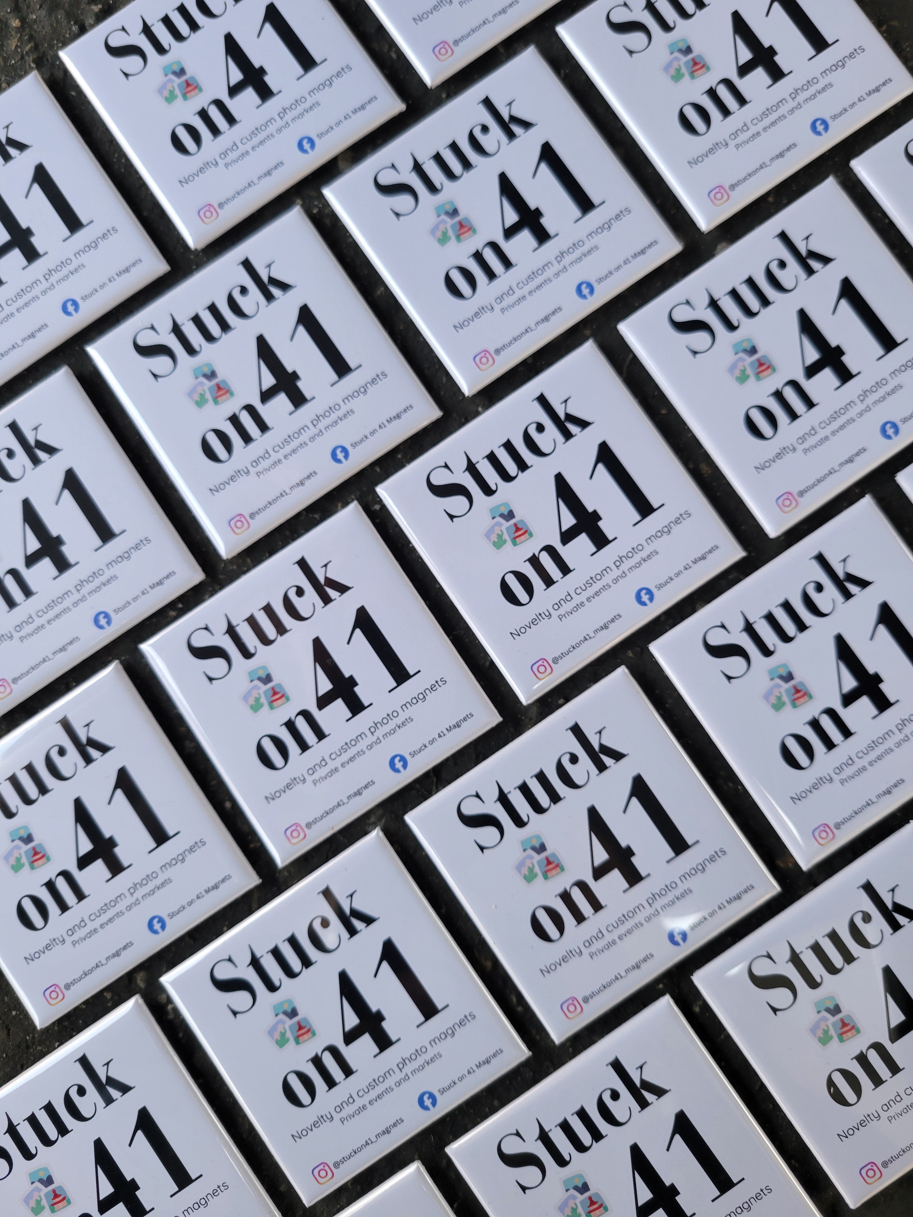 100 Bulk Custom Photo Magnets