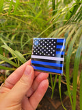 Thin White Line EMS American Flag Magnet